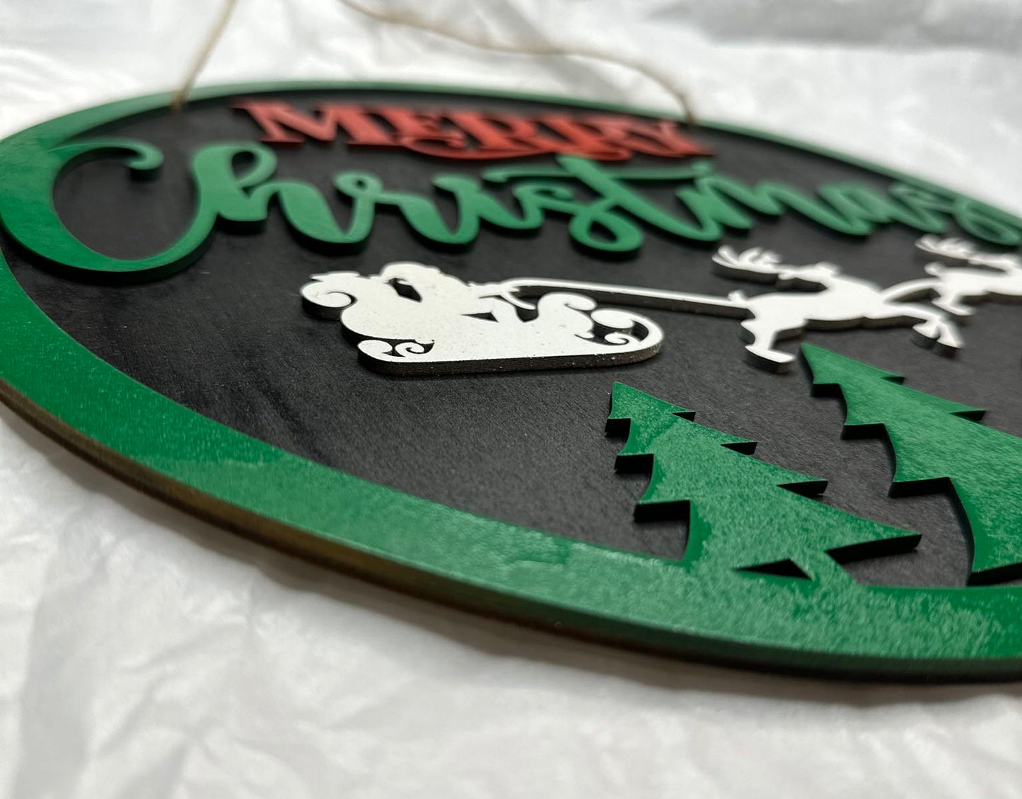 Merry Christmas Welcome Sign, Christmas Welcome Sign, Christmas Door Hanger, Christmas Decoration