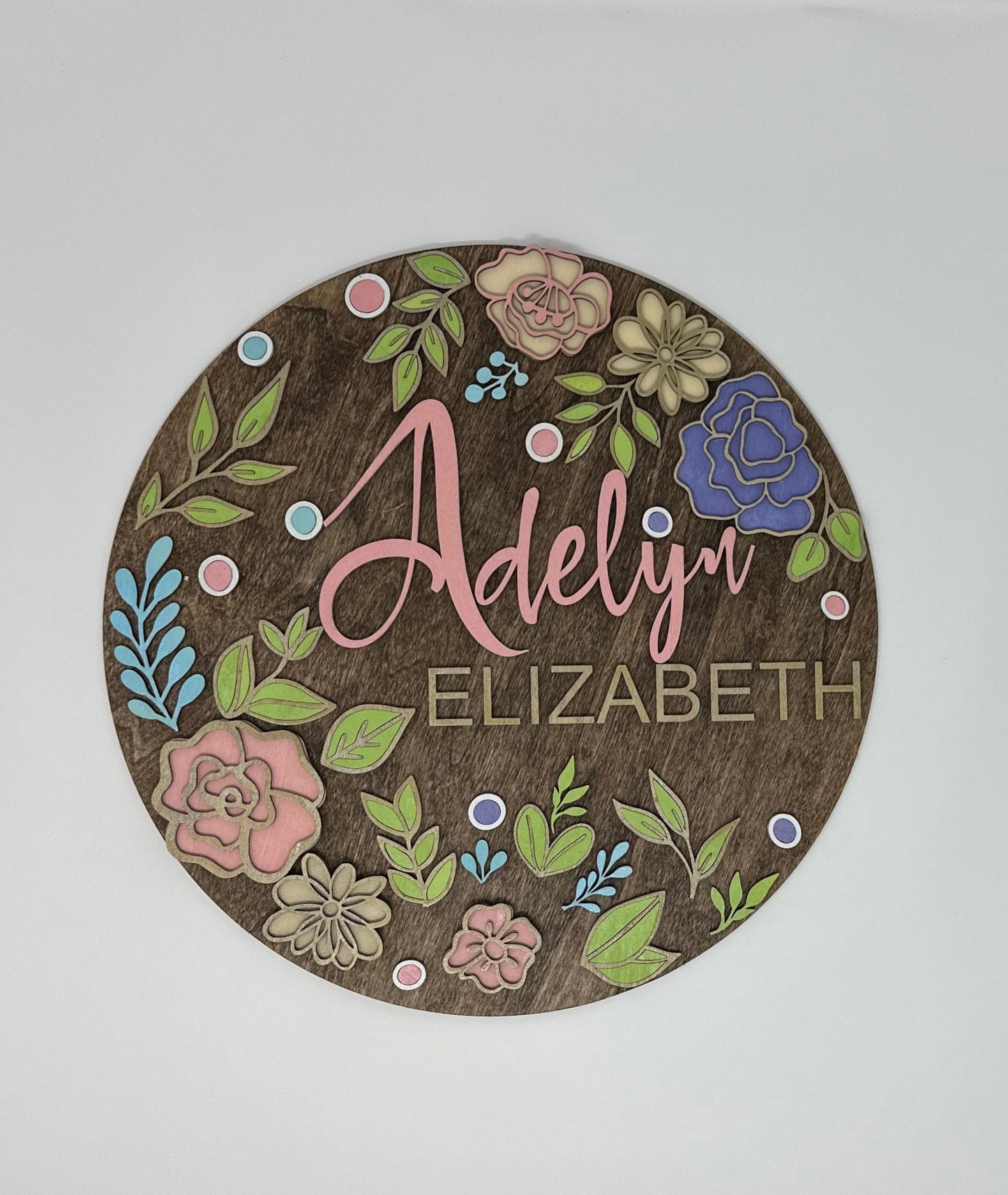 Custom Name Sign, Nursery Sign, Teacher Sign, Baby Shower Gift, Baby Name Sign, Girls Name Sign, Bedroom Name Sign, Decorative Sign