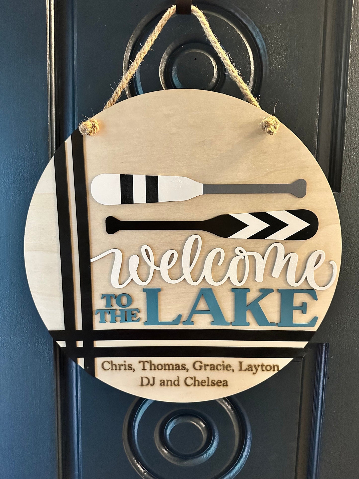 Welcome to the Lake Door Sign, Wall Sign, Lake House Welcome *FREE SHIPPING*