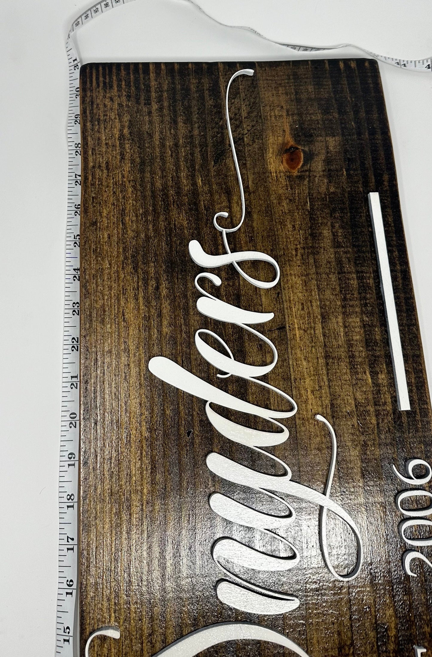 Custom Name Gift, Custom Last Name Sign, Name Wall Decor, Custom Name Established Date Sign, Wedding Gift, Anniversary Gift Wood Sign