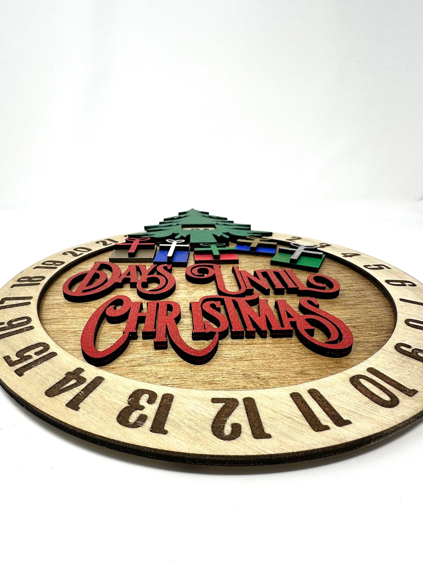 Countdown to Christmas Wall Hanging, Christmas Countdown, Days Till Christmas, Christmas Decor, Christmas Santa Countdown, Kids Christmas