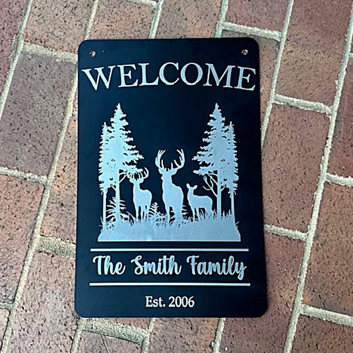 Personalized Garden Flag Custom Garden Flag with Name House Address Flag Yard Flag Family Name Metal Garden Sign Mothers Day Gift Wedding