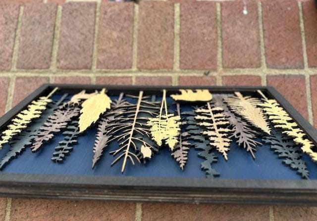 Multi Layer Wood Forest Wall Art, Trees Wildlife Wall Art, 3D Wall Decor, Unique Wall Art, Uncommon Wall Art, Art Gift, Art Lover