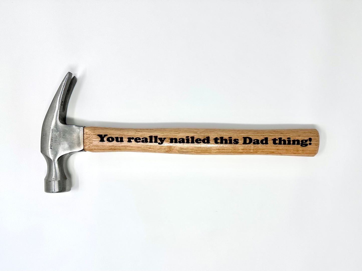Personalized Wood Hammer Engraved Text of your choice, fathers day gift, dad grandpa gift birthday gift for him, custom engraved hammer gift