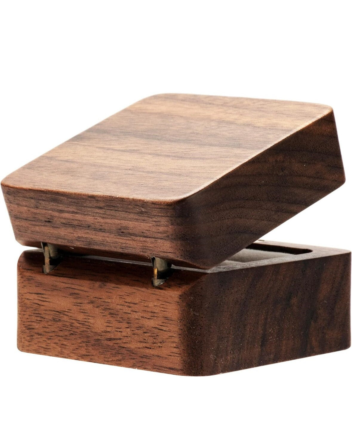 Custom Engraved Ring Bearer Box,  Personalized Ring Box, Custom Jewelry Box, Double Ring Box, Wedding Ring Box