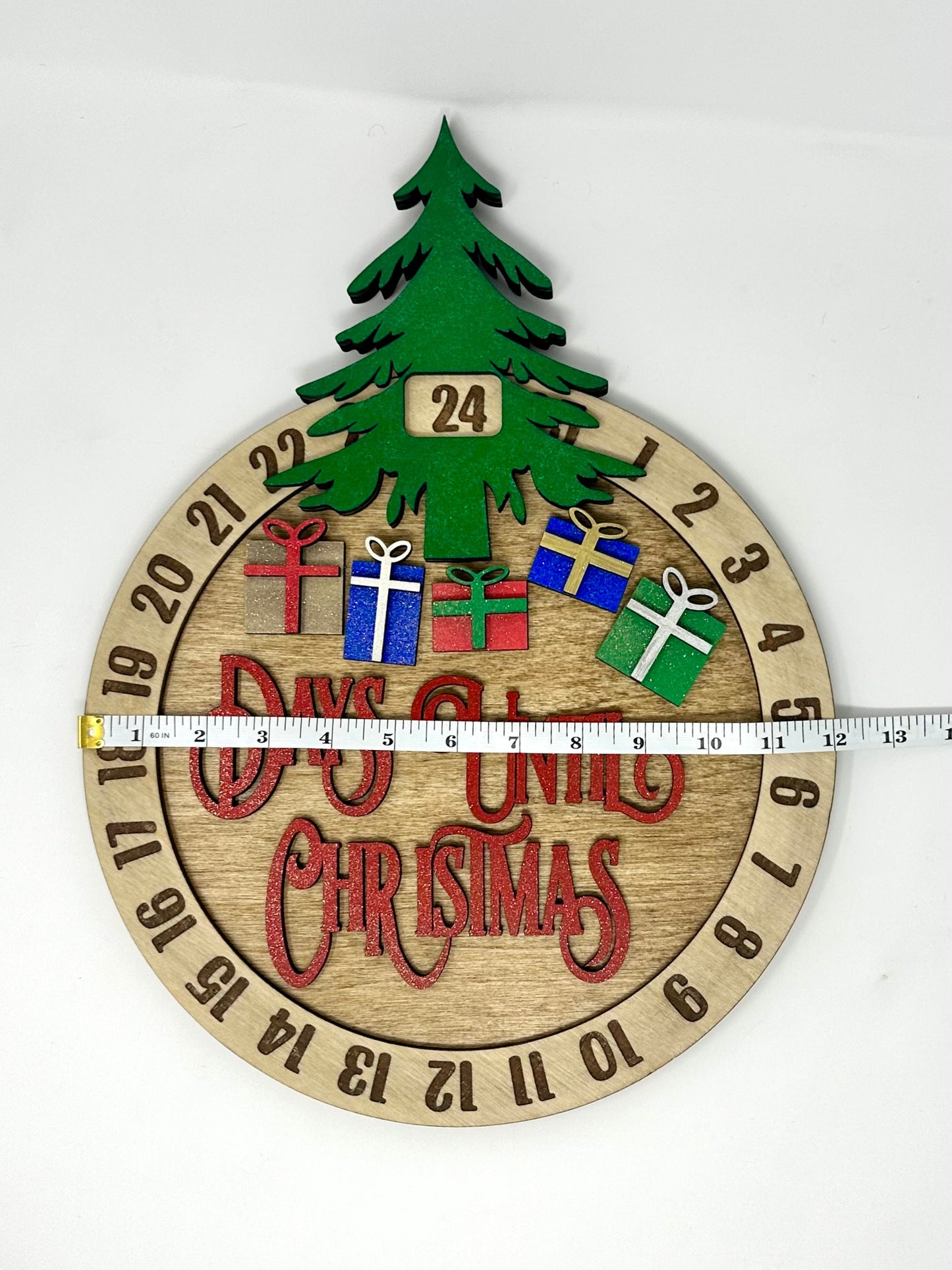 Countdown to Christmas Wall Hanging, Christmas Countdown, Days Till Christmas, Christmas Decor, Christmas Santa Countdown, Kids Christmas