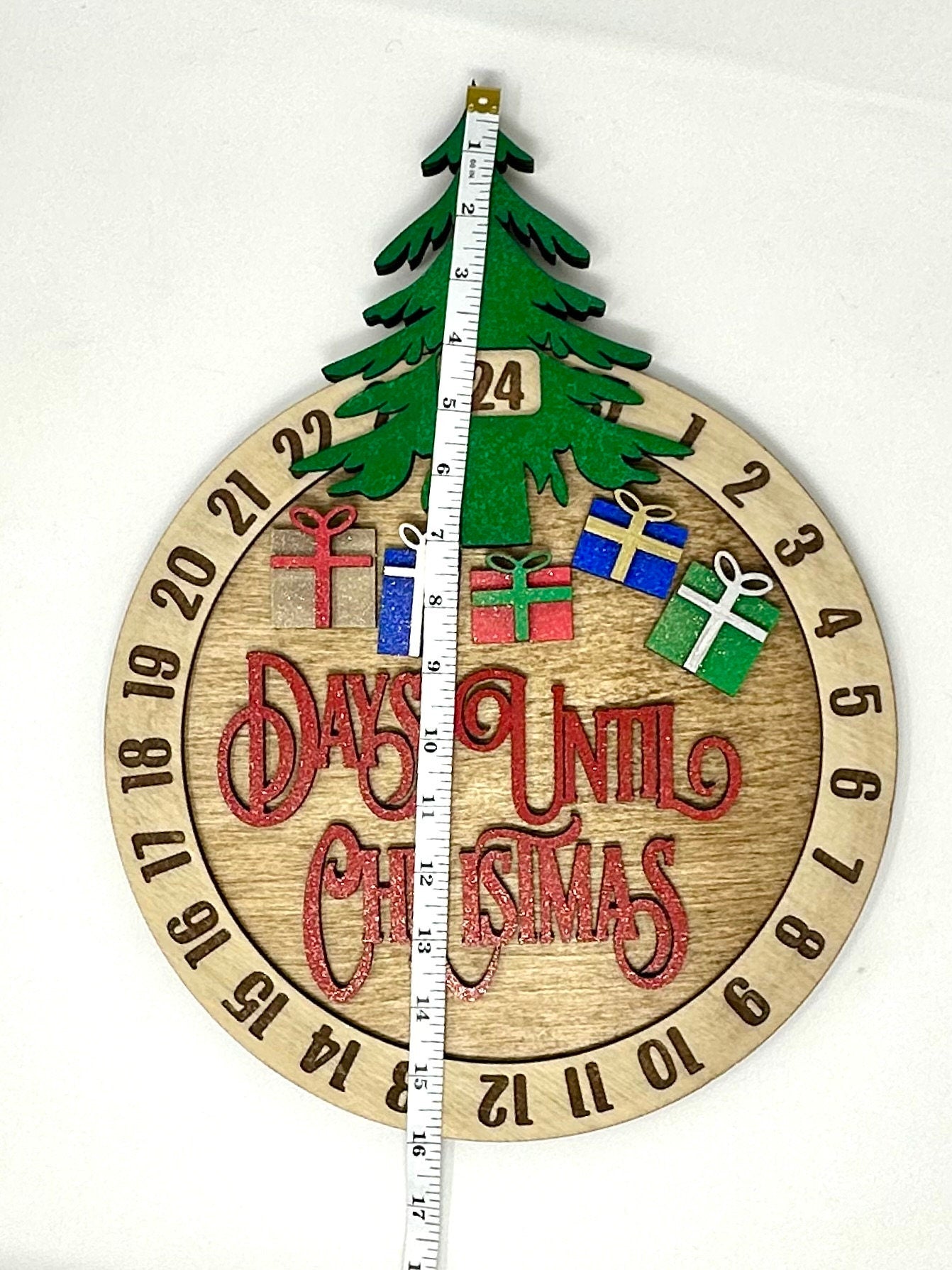 Countdown to Christmas Wall Hanging, Christmas Countdown, Days Till Christmas, Christmas Decor, Christmas Santa Countdown, Kids Christmas