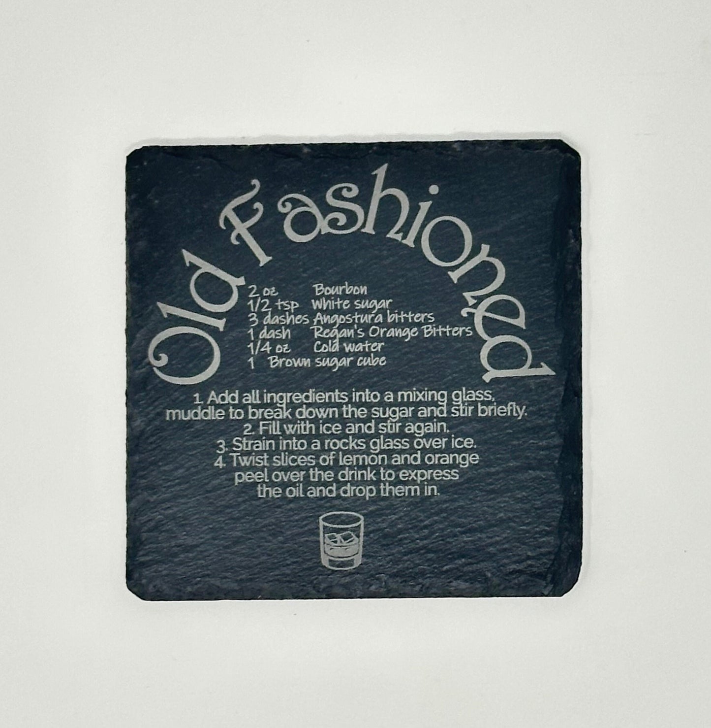Cocktail Recipe Slate Coasters Bar  Bartender Cocktail Mixes Gift for Him Her Birthday Wedding Mancave Mixologist Gift Bar Decor Gift