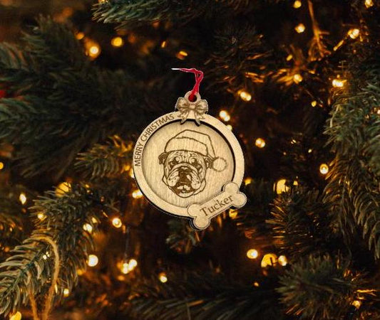 Custom Dog Breed Ornament with Name, Dog Breed, dog ornament, Dog Ornament with name, Pet ornament, Christmas ornament