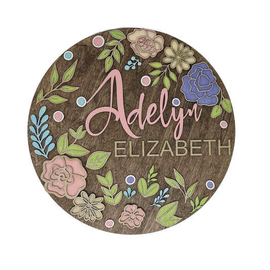 Custom Name Sign, Nursery Sign, Teacher Sign, Baby Shower Gift, Baby Name Sign, Girls Name Sign, Bedroom Name Sign, Decorative Sign